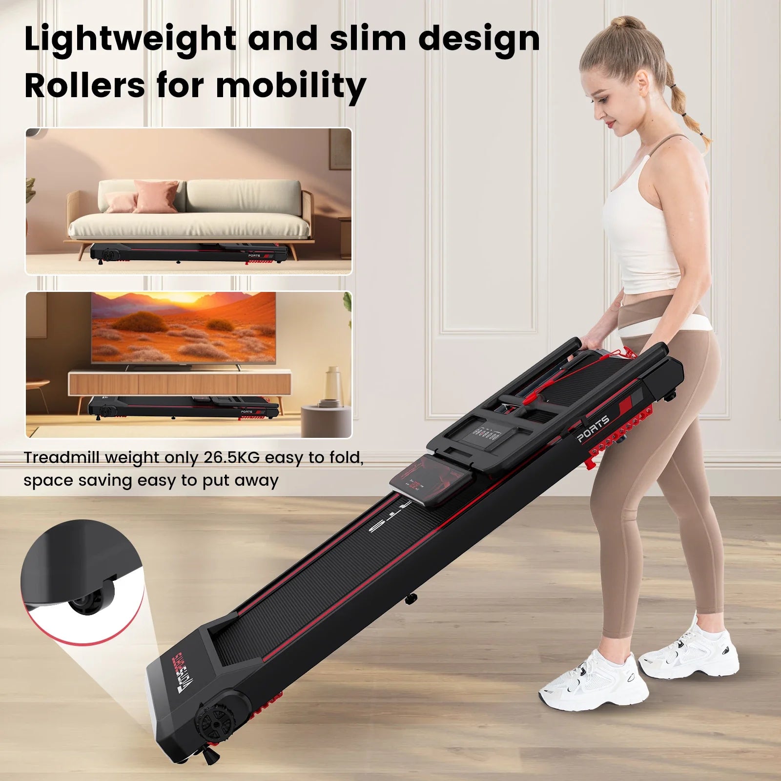 CitySports Foldable Treadmill