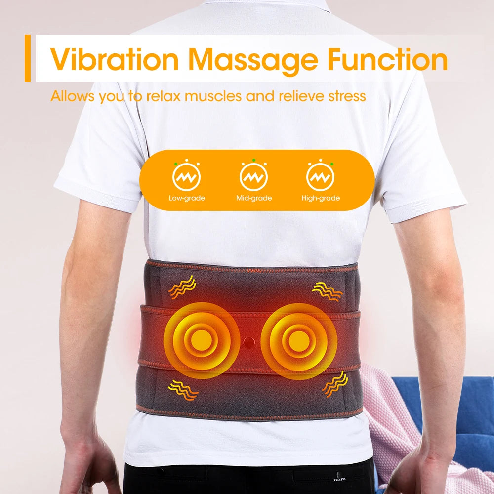 Heating & Vibration Waist Massager