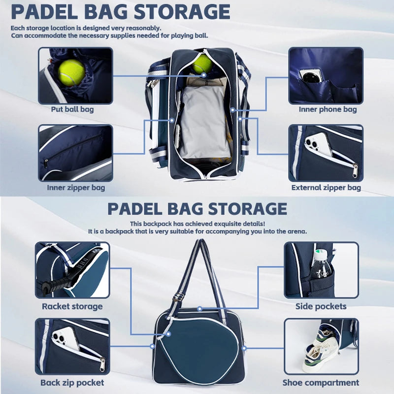 Waterproof Padel & Pickleball Shoulder Bag