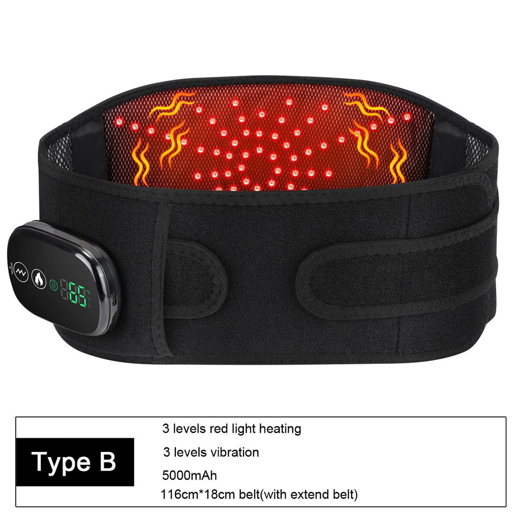Heating & Vibration Waist Massager
